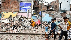 Delhi: Authorities carry out demolition drives in Ashok Vihar, Wazirpur