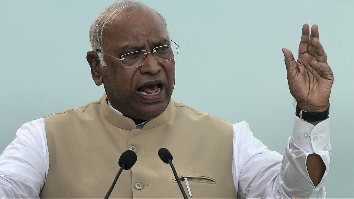 Congress president Mallikarjun Kharge (photo: PTI)