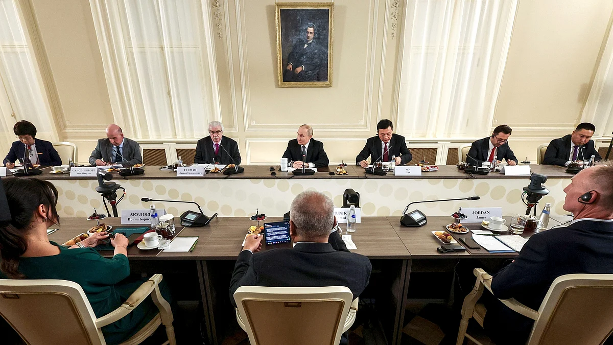 Russia's president Vladimir Putin talks to media on Iran–Israel conflict, Ukraine war