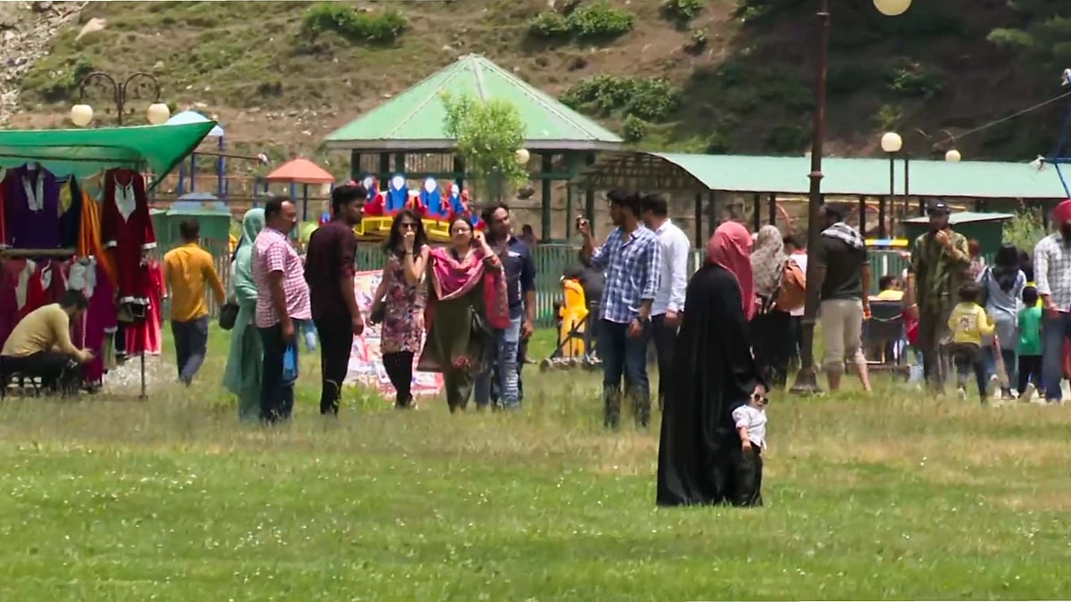 Several parks in Kashmir, closed after the April 22  attack, were reopened last week (photo: PTI)