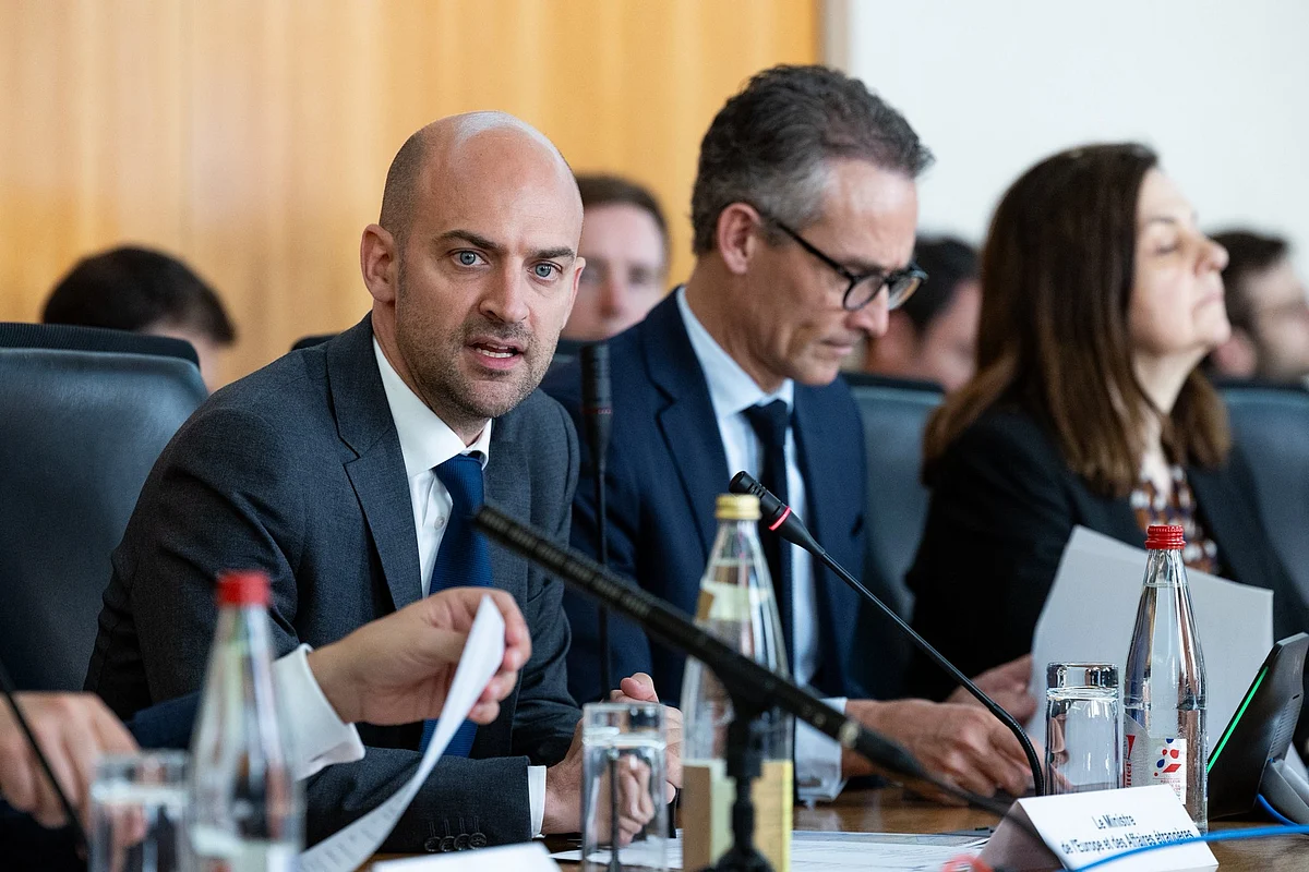 French Minister for Europe and Foreign Affairs Jean-Noël Barrot