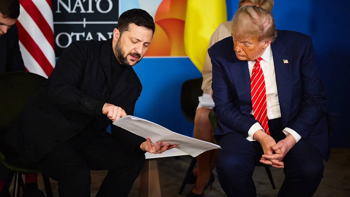 The Zelenskyy-Trump meeting (photo: @ZelenskyyUa/X)