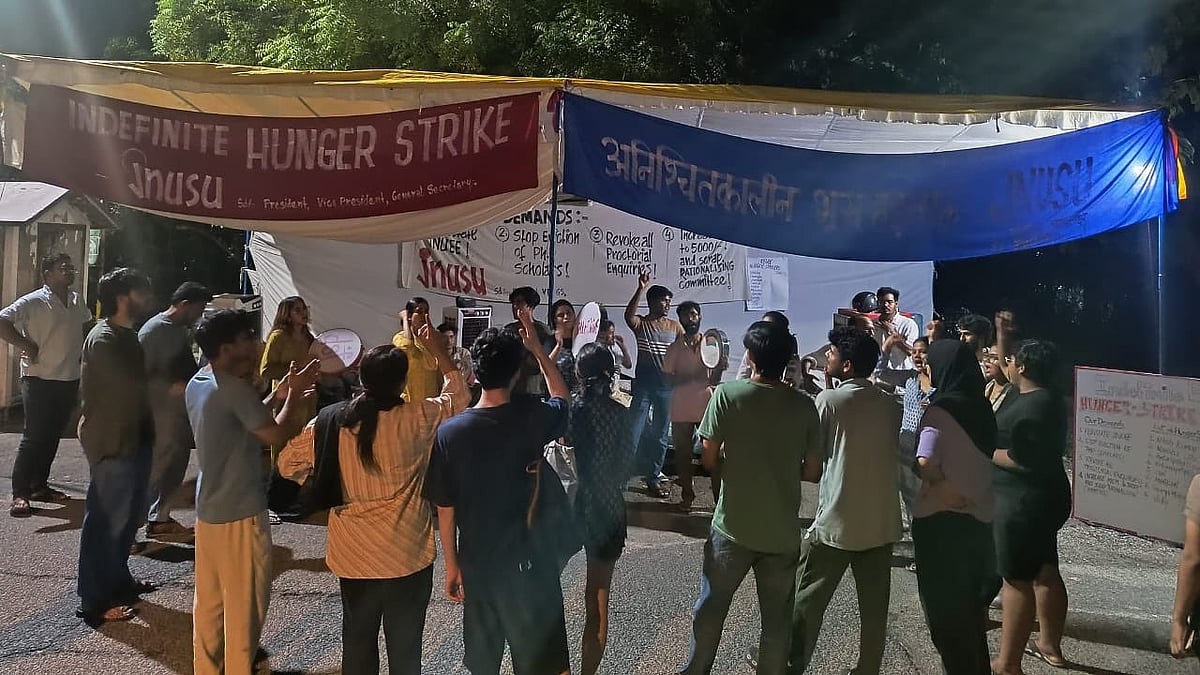 PhD row escalates: Why JNU’s own entrance exam matters