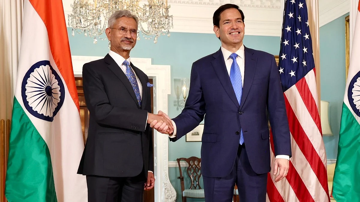 S. Jaishankar with and US secretary of state Marco Rubio