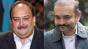 Fugitive businessmen Nirav Modi and (left) Mehul Choksi. (NH Photo)