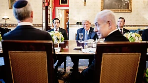 Trump and Netanyahu in the White House (photo: @WhiteHouse/X)