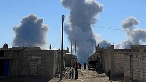 Southern city of Sweida which came under attack (photo: IANS)