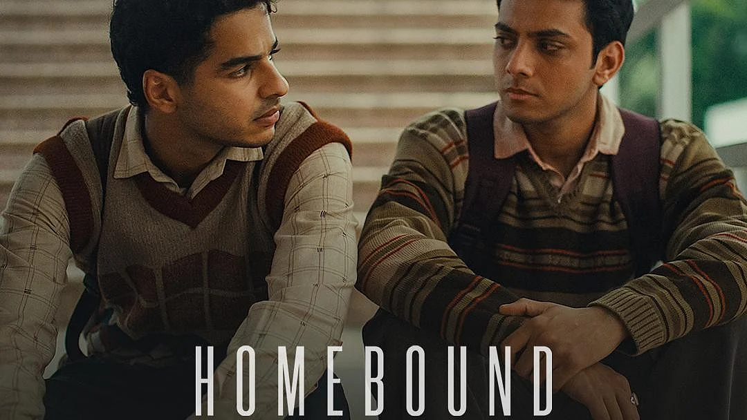 Poster of the film Homebound (photo: @neetiroy/X)