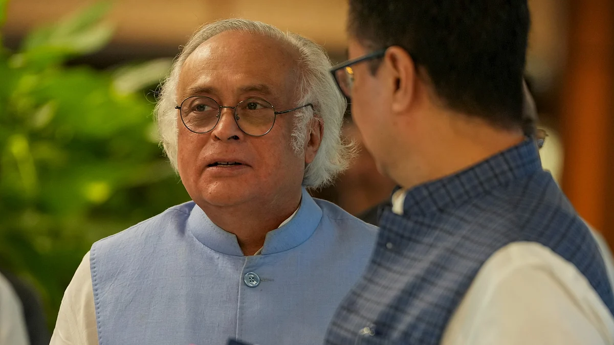 Kiren Rijiju and Jairam Ramesh ahead of Monsoon session of Parliament on 20 July (photo: PTI)