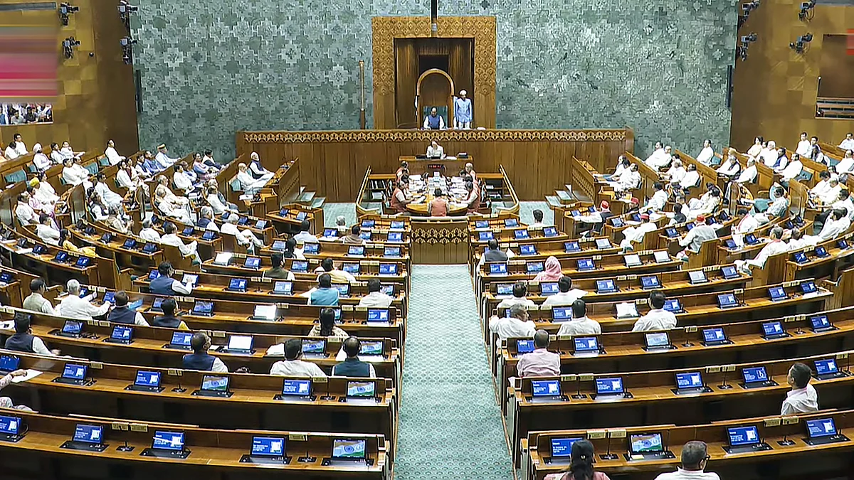 Political party leaders attend proceedings in Lok Sabha (photo: PTI)