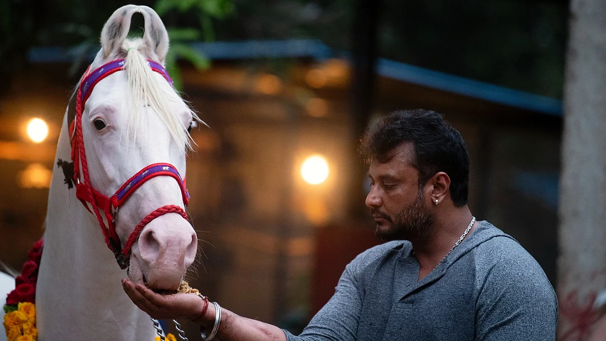 Kannada star Darshan Thoogudeepa (photo: @dasadarshan/X)