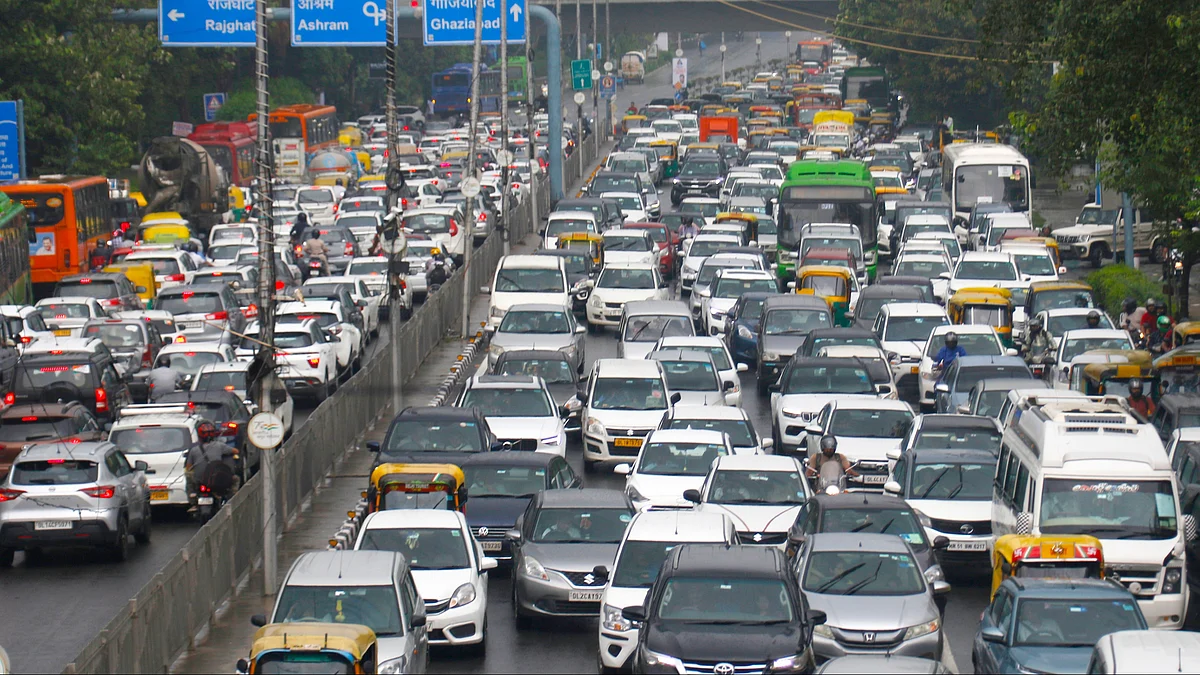 Representational picture of Delhi traffic
