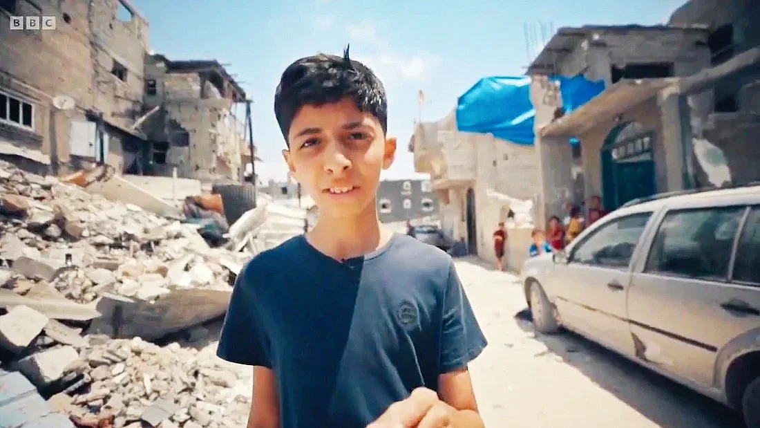 A still from Gaza: How to Survive a Warzone