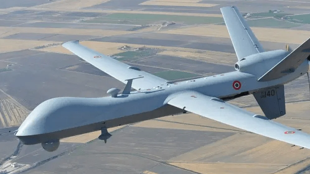 An Indian Army drone