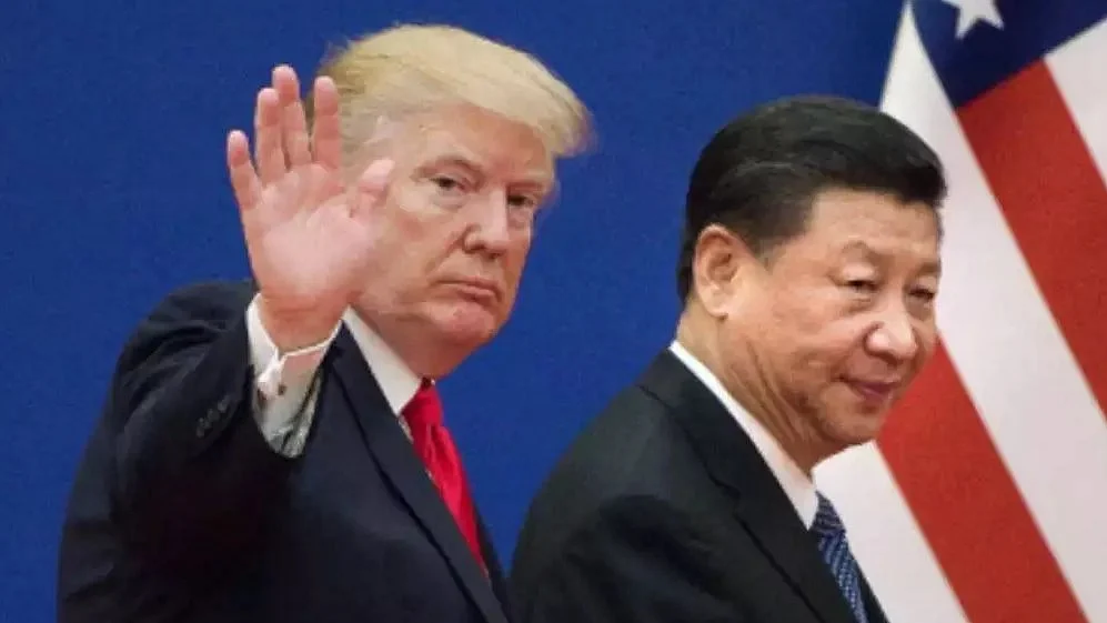 US President Donald Trump and Xi Jinping (photo: IANS)