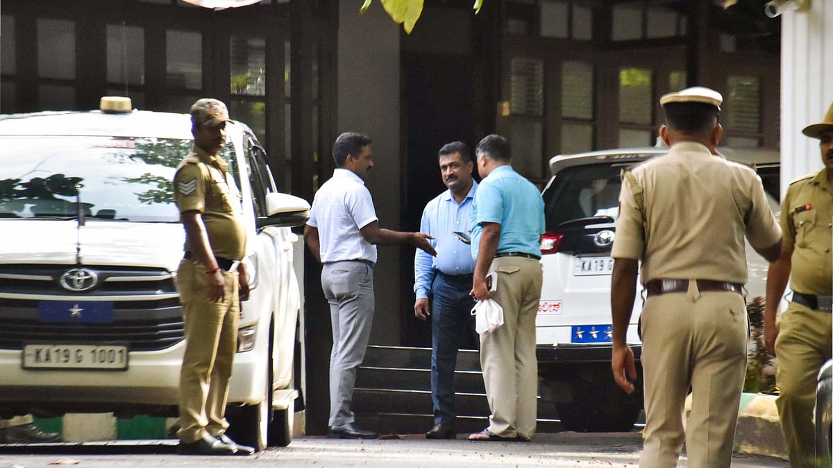 Officers of the SIT in Mangaluru, Karnataka. (Photo: PTI)