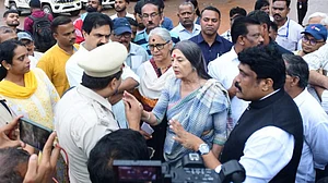 Brinda Karat in Jharkhand (photo courtesy: @minicnair)
