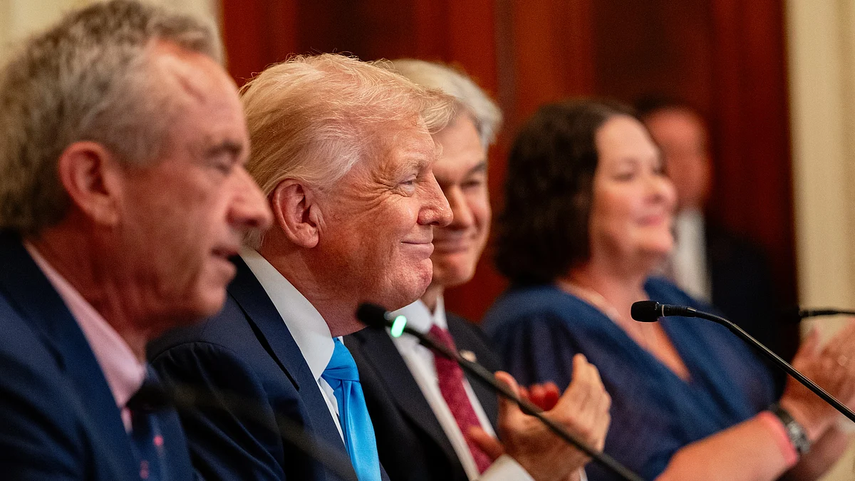 Donald Trump at a White House event (photo: @WhiteHouse/X)