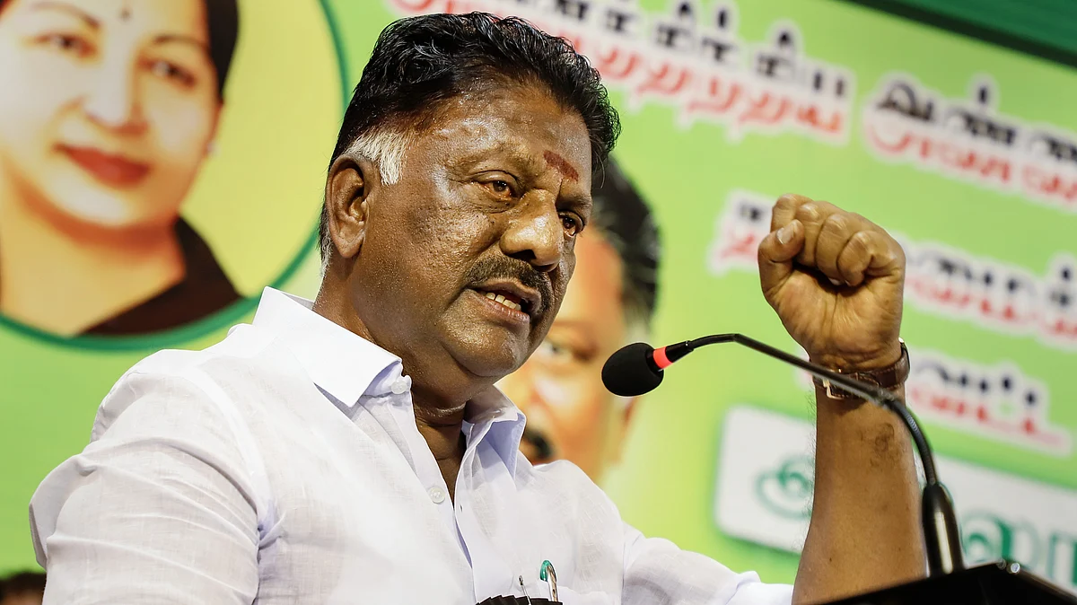 Former Tamil Nadu CM O. Paneerselvam (file photo)
