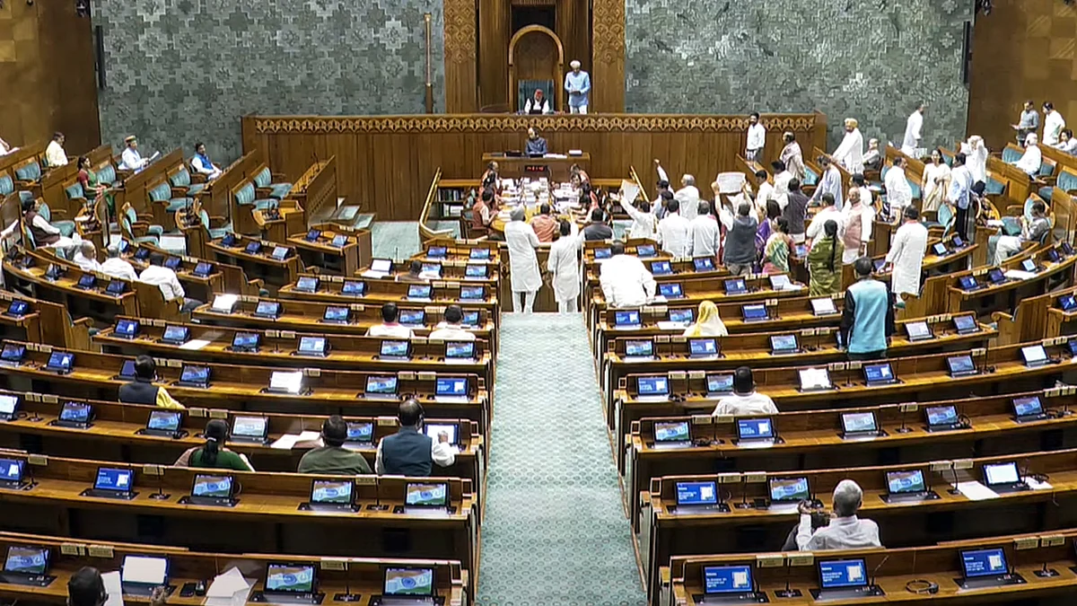 Lok Sabha in session on 31 July (photo: PTI)