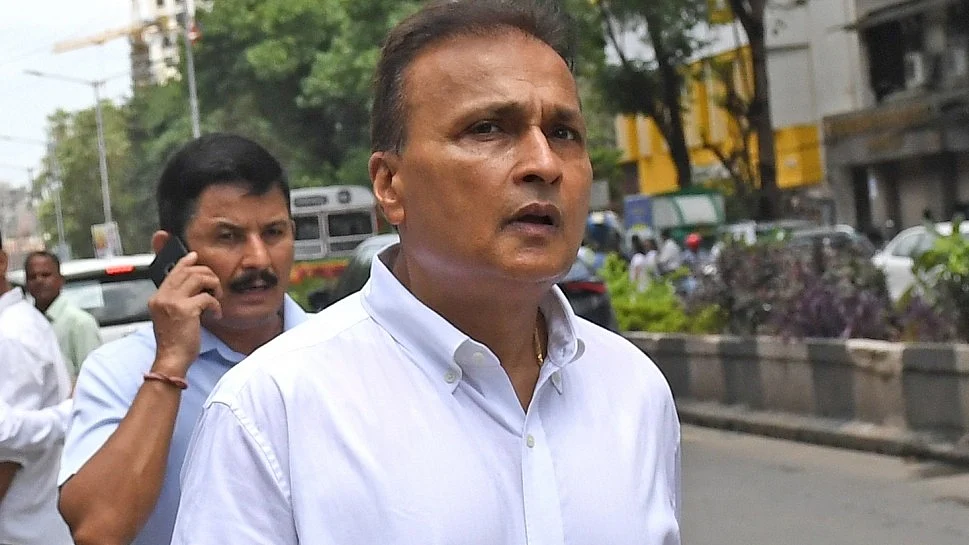 Industrialist Anil Ambani in Mumbai (photo: IANS)