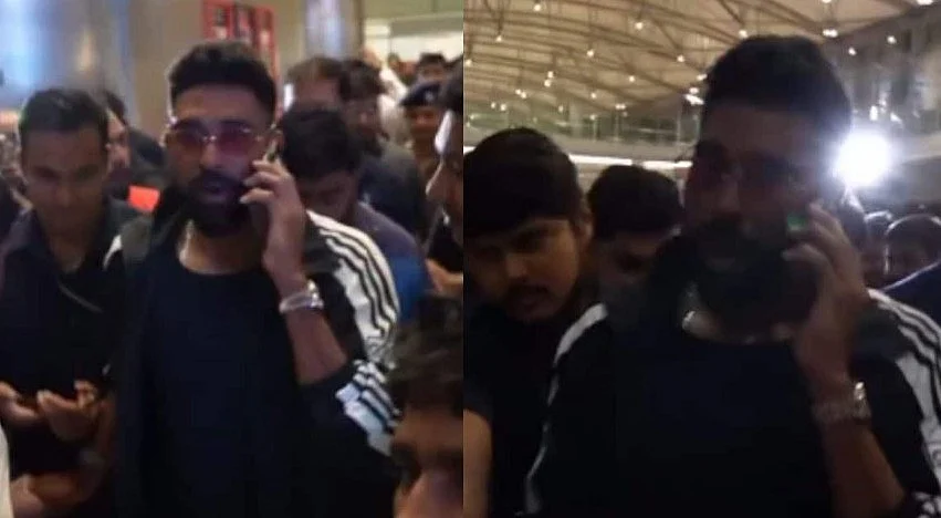 Mohammed Siraj on his arrival in Hyderabad