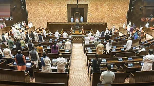 Rajya Sabha proceedings adjourned for the day amid Opposition protests