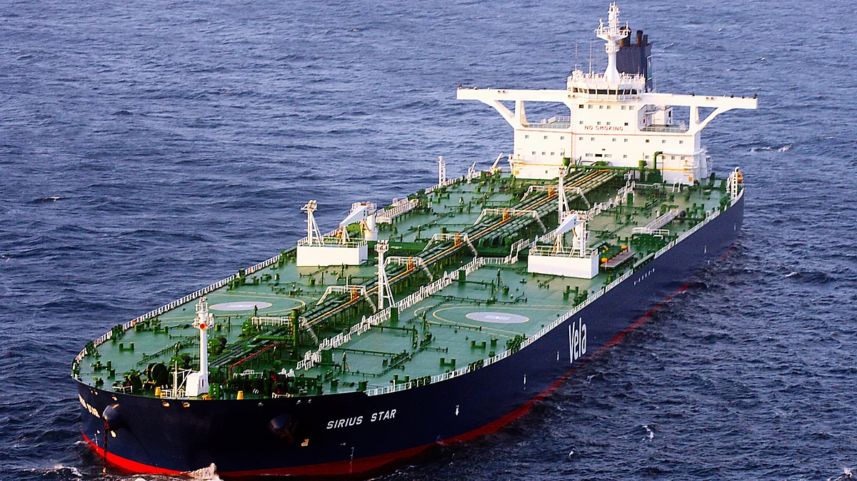Representative image of an oil tanker 
