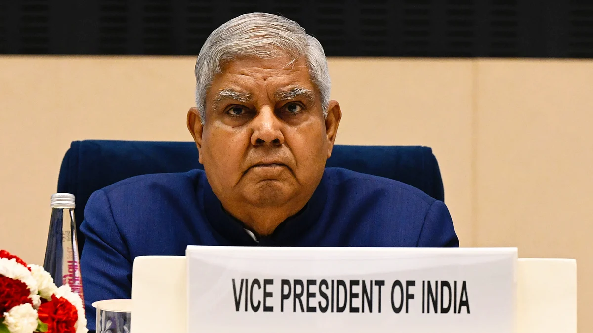 Jagdeep Dhankhar when he was still VP