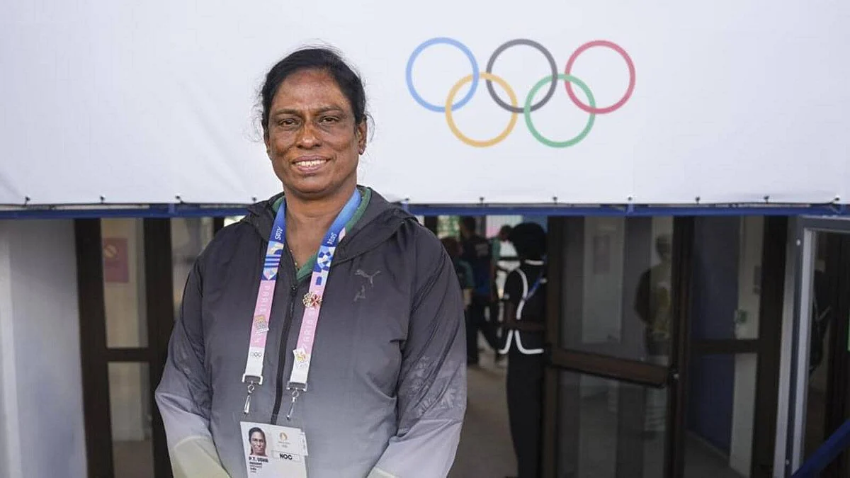 IOA president PT Usha at the Paris Olympics
