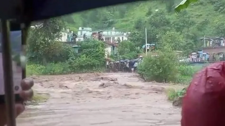 A visual from Kishtwar in J&K following the cloudburst