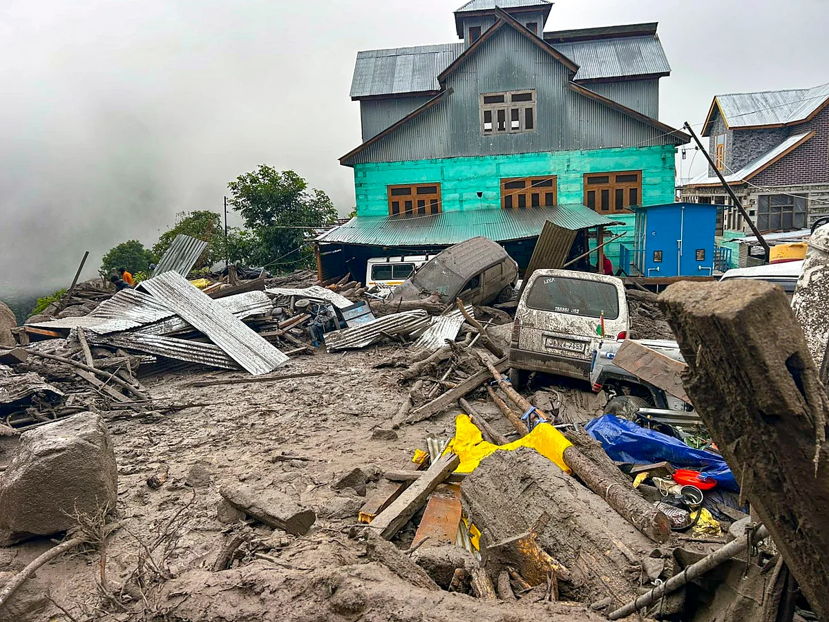 Another view of the devastation in Kishtwar