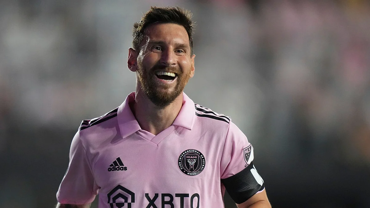 Leo Messi in Inter Miami colours