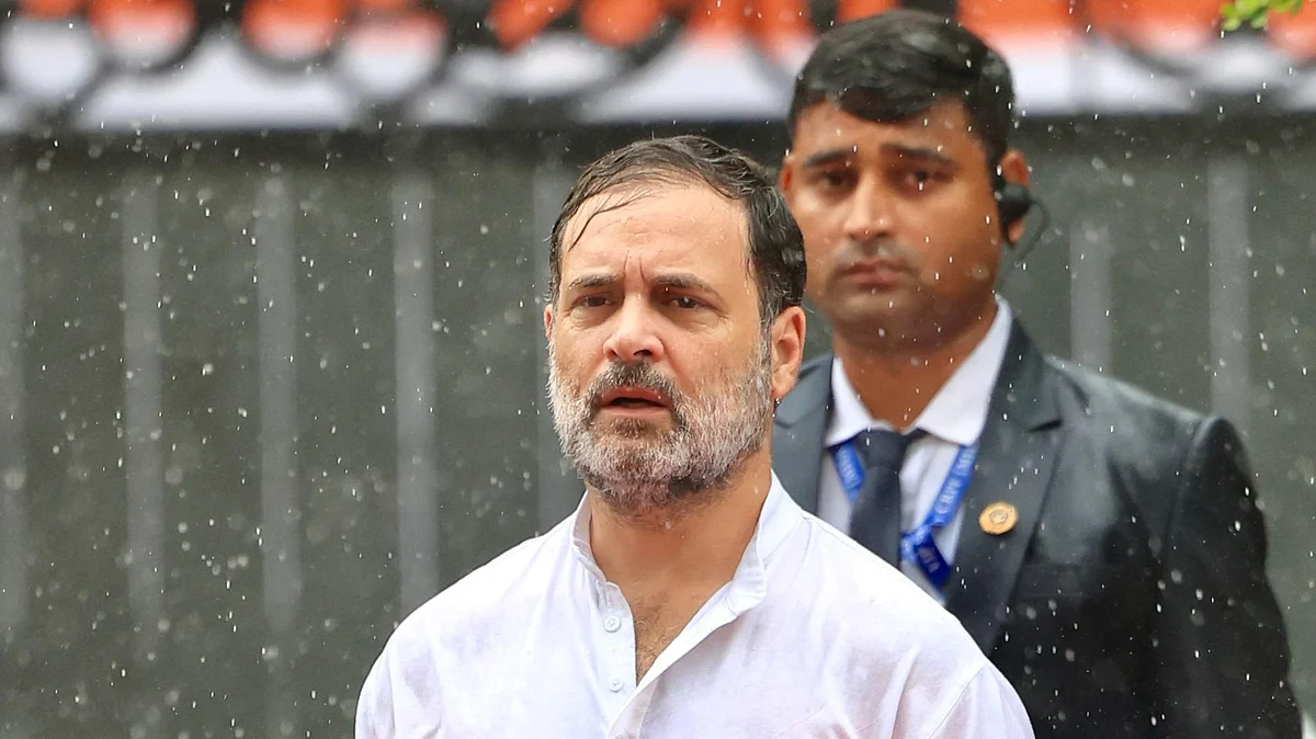 Rahul Gandhi during the Independence Day event