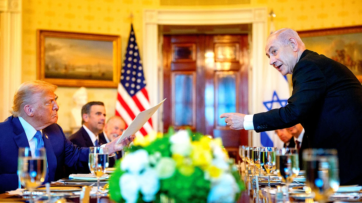 US President Donald Trump hosts Israeli PM Benjamin Netanyahu at the White House, 7 July 2025