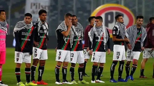 The Palestinian Football team, now based in Chile, are out of FIFA