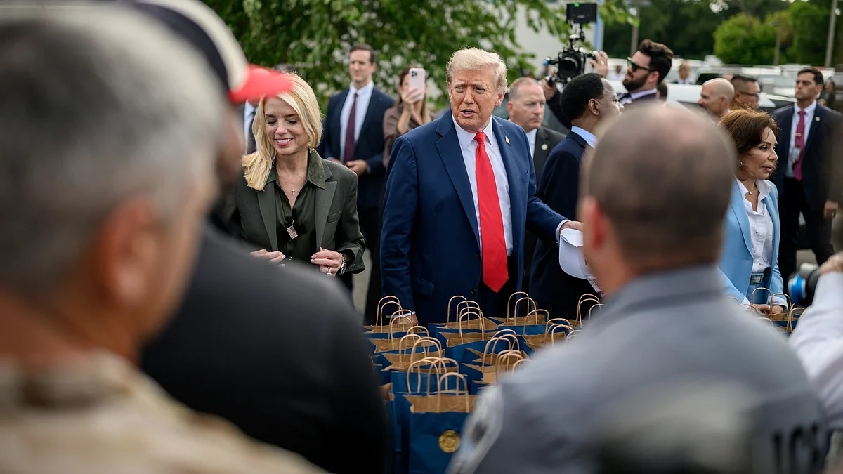 Donald Trump at a White House event