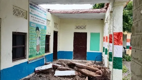 A dilapidated school building in Rajasthan's Nagaur