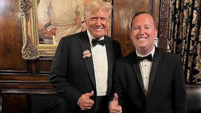 Donald Trump with Sergio Gor 

