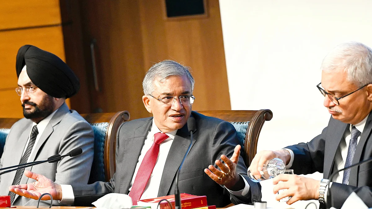 CEC Gyanesh Kumar addressing the press conference on 17 August