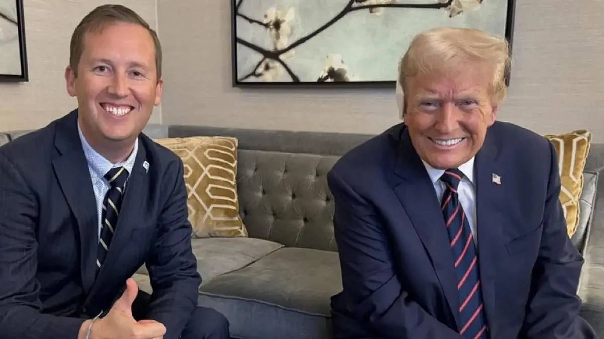 Sergio Gor (left) is a close Trump aide