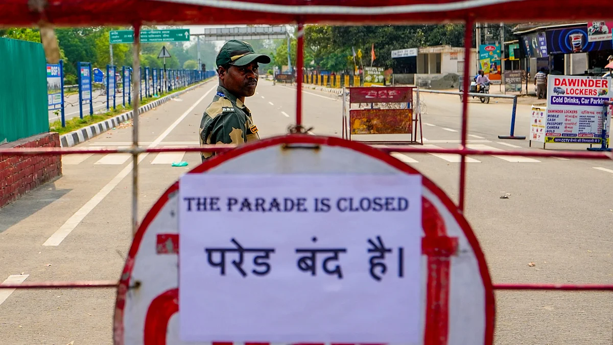 The traditional beating retreat ceremony at the Wagah-Attari border point closed during Operation Sindoor