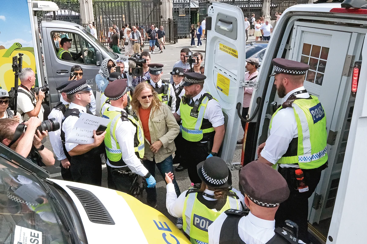 Over 500 protestors arrested for joining a Palestine Action rally in London, 9 August