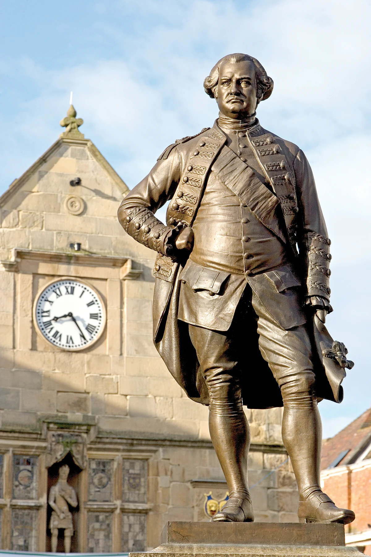 The Robert Clive statue