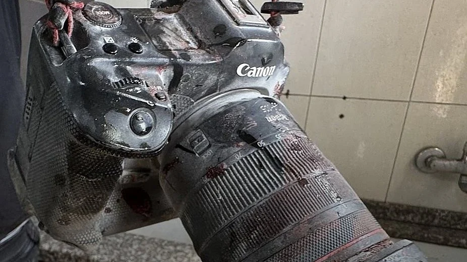 Journalist Mariam Dagga's camera, seemingly one of Israel's most-feared weapons