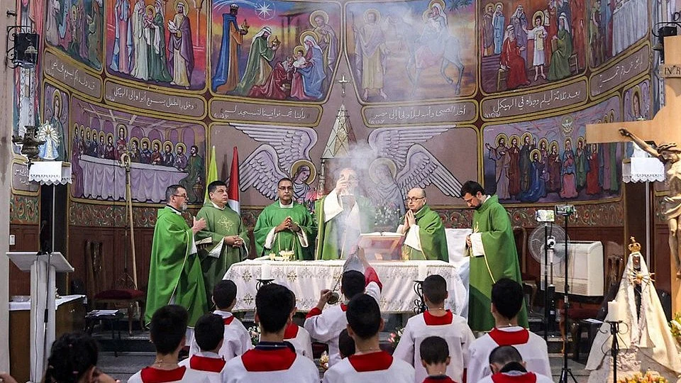 In Gaza's last church, Catholics refuse to evacuate