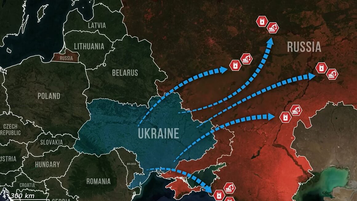 Past targeting of Russia's oil reserves by Ukraine