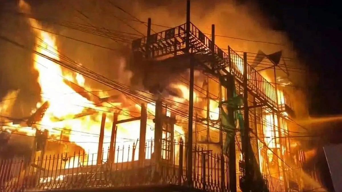 Heritage building in Nainital destroyed in blaze