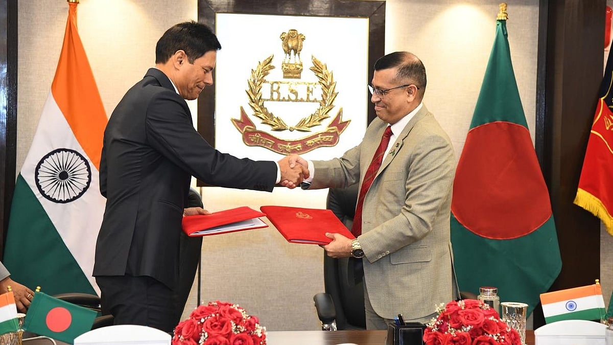 India and Bangladesh border chiefs exchange greetings and notes in twice-a-year ritual