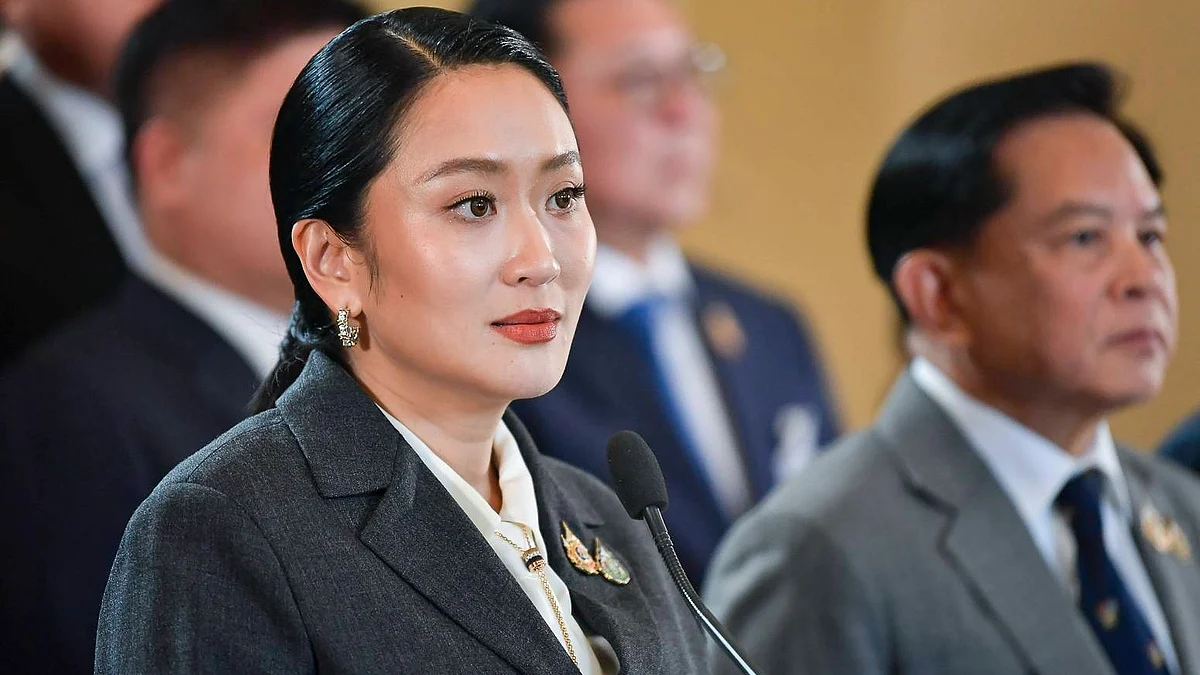 Former Thai Prime Minister Paetongtarn Shinawatra